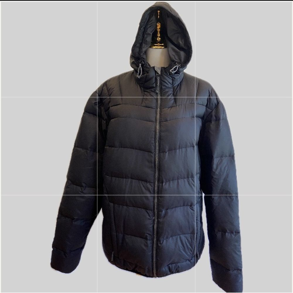 McKinley Black Hooded Puffer Jacket XL